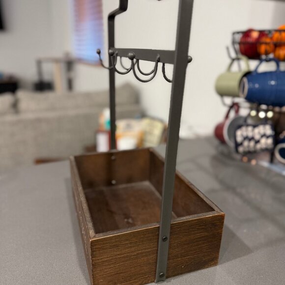 Rae Dunn Coffee Mug Holder – 6-Hook Coffee Mug Rack with Rustic Style - Picture 4 of 4